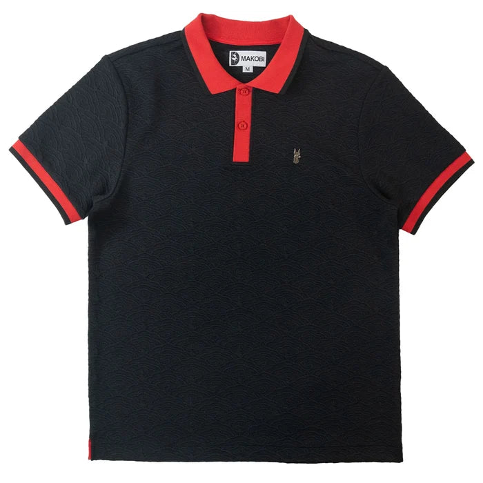 MAKOBI RICCI CORE POLO TEE - M384 - BLACK