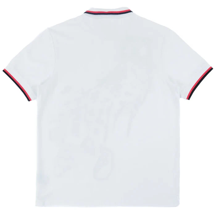 MAKOBI "VERONA CHEETAH" POLO SHIRT - M388B - WHITE