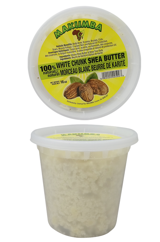 Makumba 100% Shea Butter White Chunk