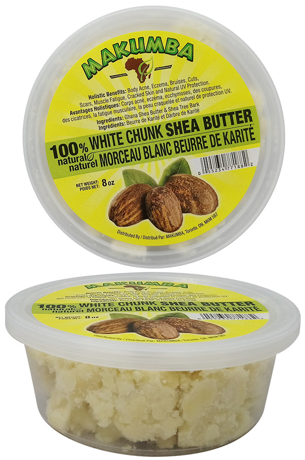 Makumba 100% Shea Butter White Chunk