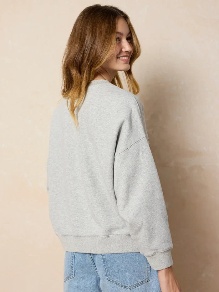 Marlowe Applique Sweatshirt - Live Happy-view 6