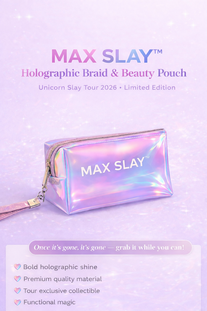 MAX SLAY™ Holographic Braid & Beauty Pouch