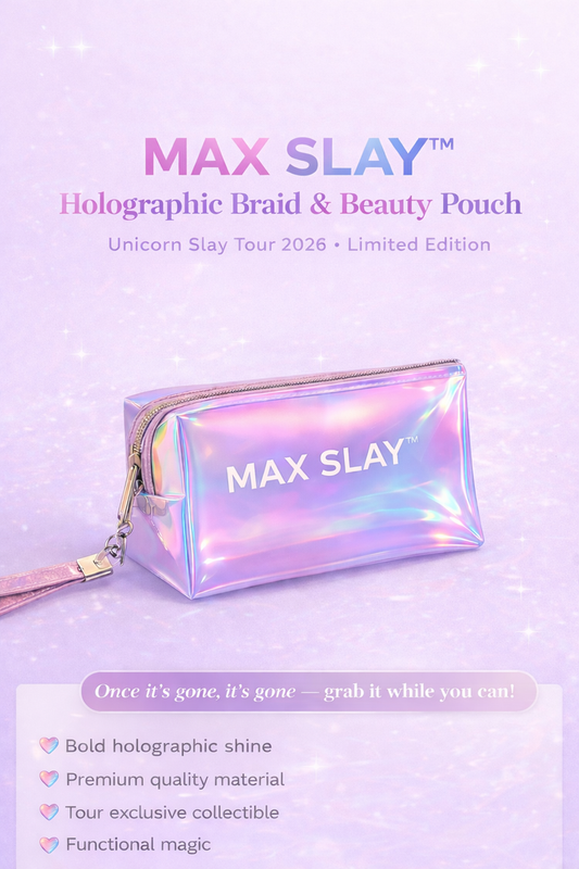 MAX SLAY™ Holographic Braid & Beauty Pouch