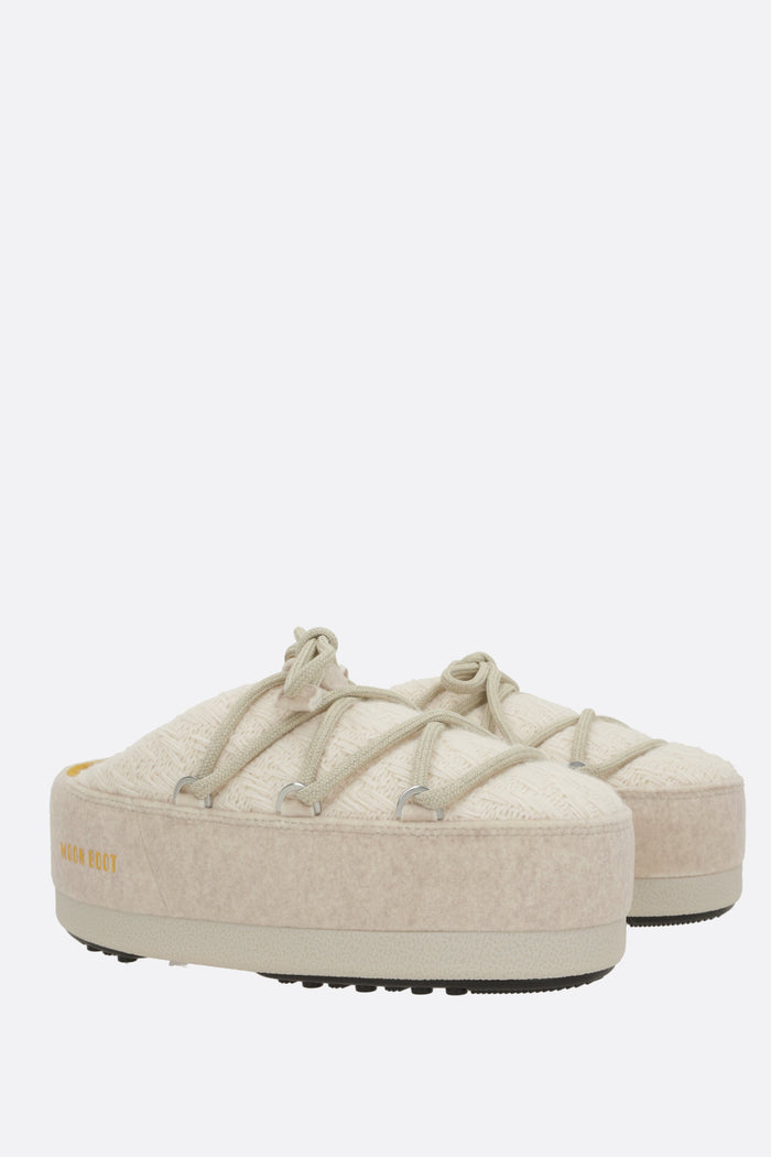 MB x GIR EVX mules in knit