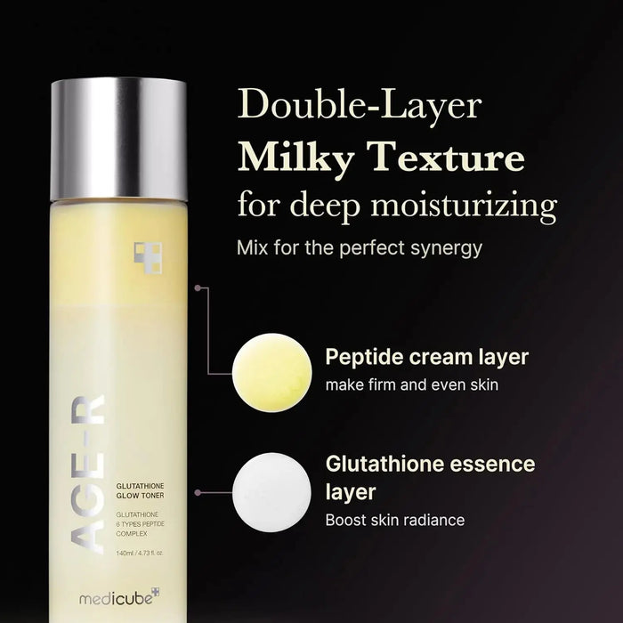 MEDICUBE Age-R Glutathione Glow Toner 140 ML - DOKAN