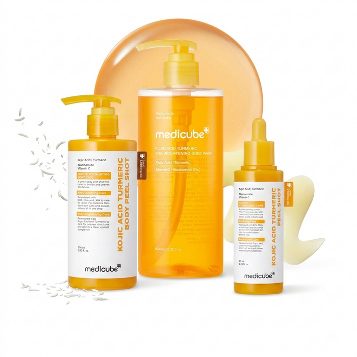 MEDICUBE Kojic Acid Turmeric Triolgy Glow Set - DOKAN