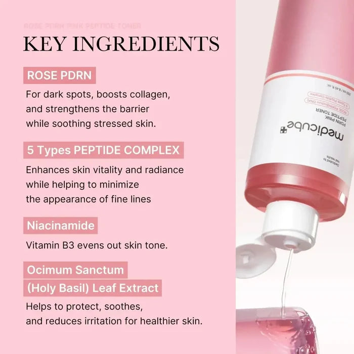 MEDICUBE PDRN Pink Cica Soothing Toner 120 ML - DOKAN