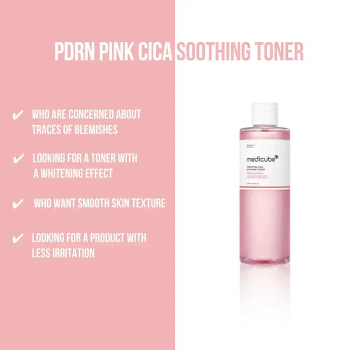 MEDICUBE PDRN Pink Cica Soothing Toner 120 ML - DOKAN