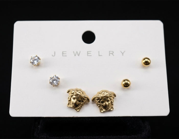 Medusa Earring Set