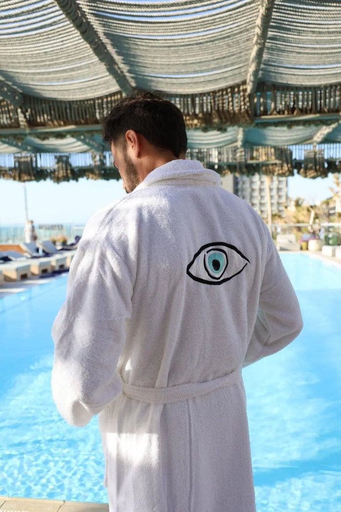 Elliptical Eye Bathrobe - men TFU-TFU shop