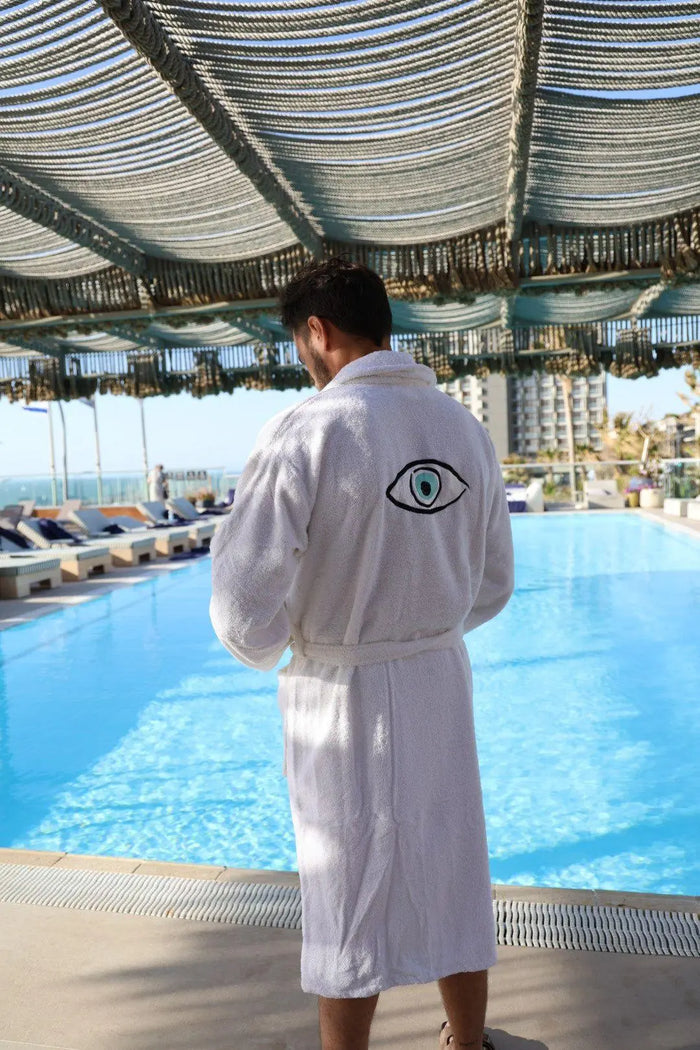 Elliptical Eye Bathrobe - men TFU-TFU shop