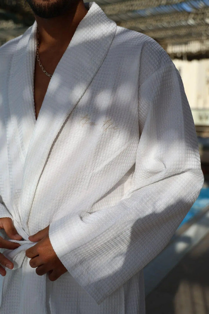Piqué Elliptical Eye Robe TFU-TFU shop