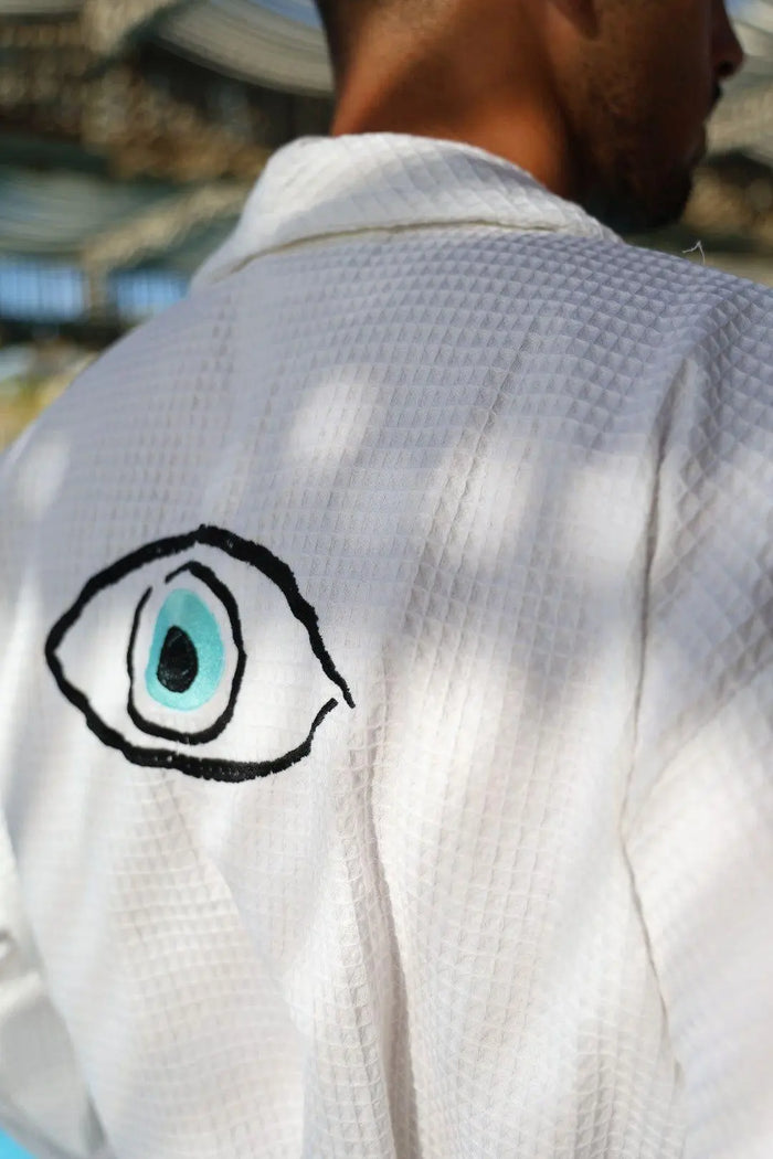 Piqué Elliptical Eye Robe TFU-TFU shop