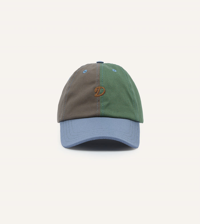 Multi Chainstitch 'D' Cotton Twill Baseball Cap