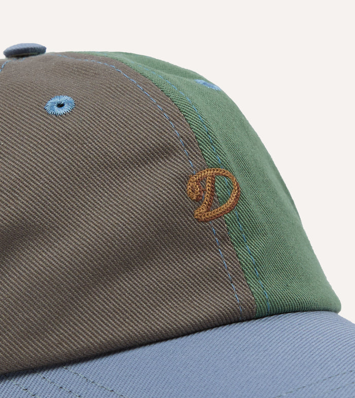 Multi Chainstitch 'D' Cotton Twill Baseball Cap