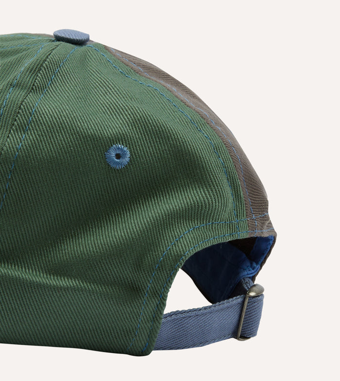 Multi Chainstitch 'D' Cotton Twill Baseball Cap