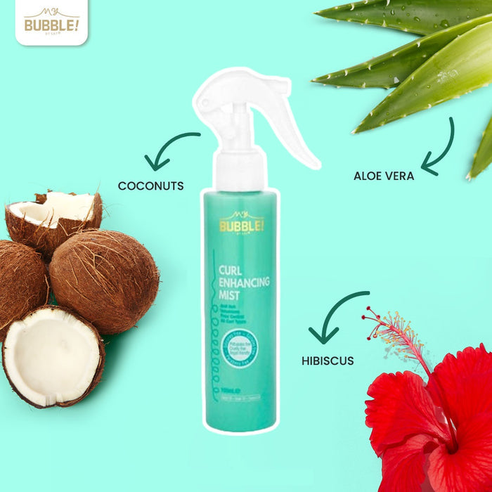 My Bubble Curl Enhancing Mist 150ml – Lightweight Curl Refresh Spray for Hydrated, Defined & Frizz-Controlled Curls