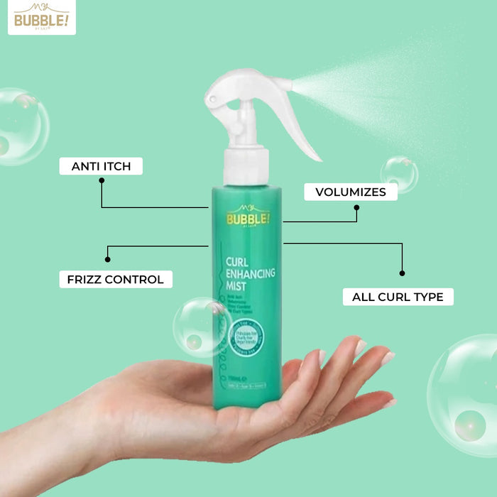 My Bubble Curl Enhancing Mist 150ml – Lightweight Curl Refresh Spray for Hydrated, Defined & Frizz-Controlled Curls