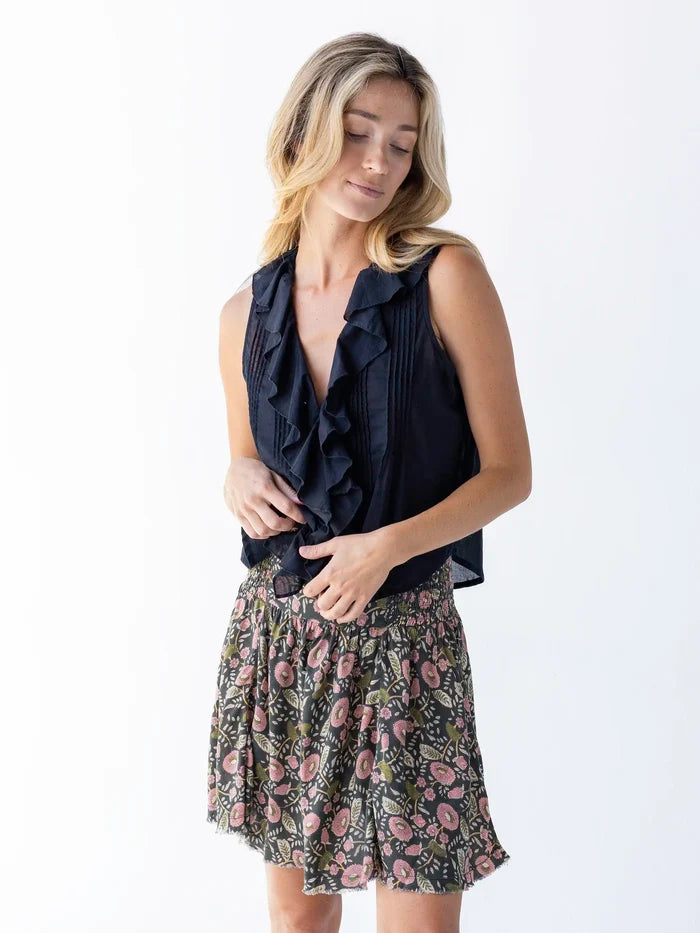 My Favorite Sleeveless Cotton Top - Black-view 2