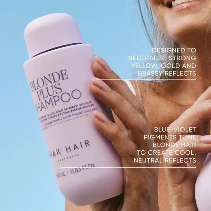 NAK Hair BLONDE PLUS Trio with Comb Gift Pack