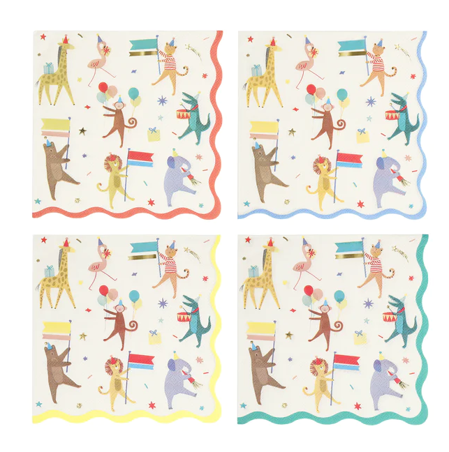 Napkins - Animal Parade