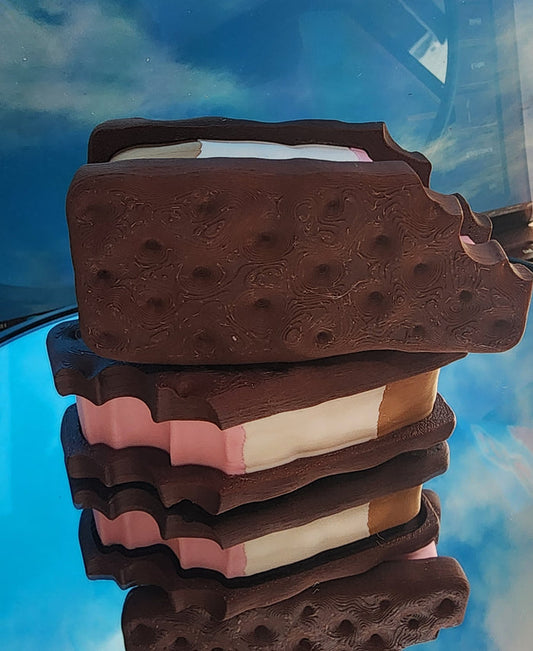 Neapolitan Ice Cream Sandwich Clicker