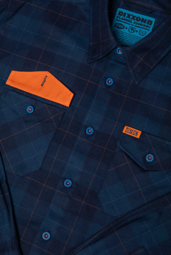 Neverending Navy Youth Flannel
