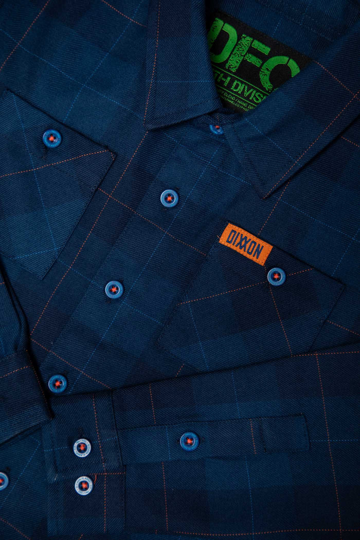 Neverending Navy Youth Flannel