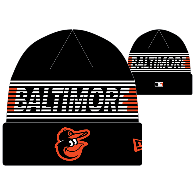 NEW ERA BALTIMORE ORIOLES BEANIE - 60490038
