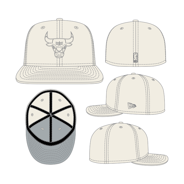 NEW ERA FITTED 59FIFTY - CHICAGO BULLS - 60904475