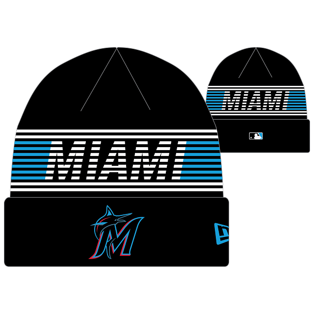 NEW ERA MIAMI MARLINS BEANIE - 60490053
