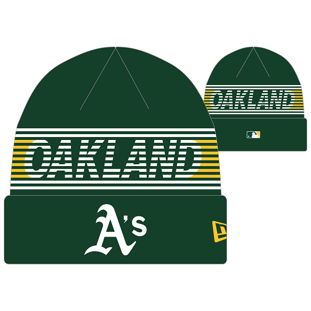 NEW ERA OAKLAND ATHLETICS BEANIE - 60490062