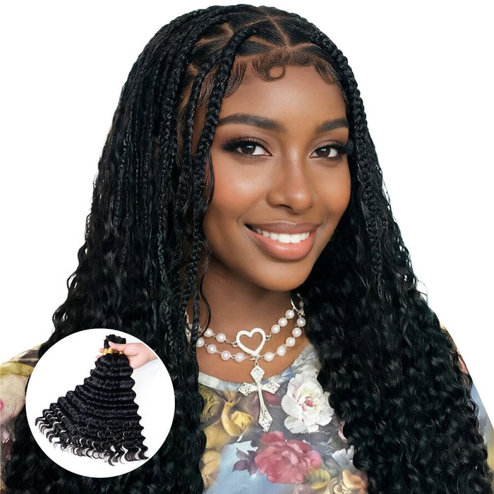 Newmiss Deep Wave Crochet Hair – Easy Installation Curly Human Hair for Protective Hairstyles - newmiss hair