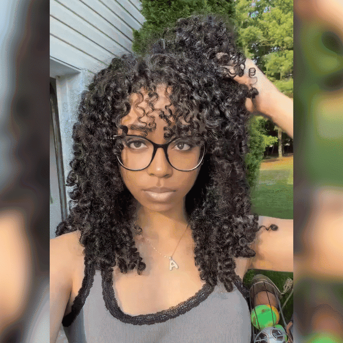 Newmiss Deep Wave Bulk Human Hair For Braiding Natural Black