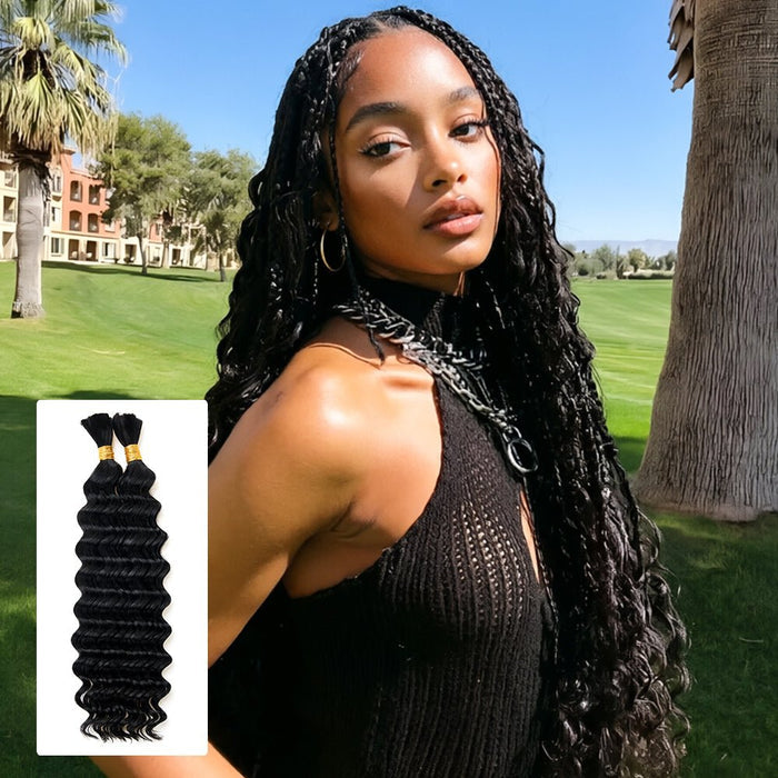 Newmiss Deep Wave Crochet Hair – Easy Installation Curly Human Hair for Protective Hairstyles - newmiss hair