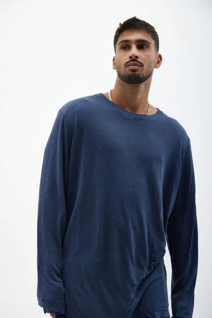 Nicki Soft Long Sleeve – Blue Navy TFU-TFU shop
