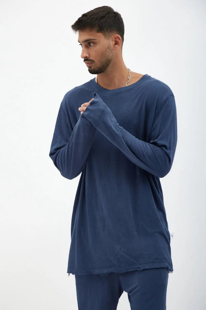 Nicki Soft Long Sleeve – Blue Navy TFU-TFU shop