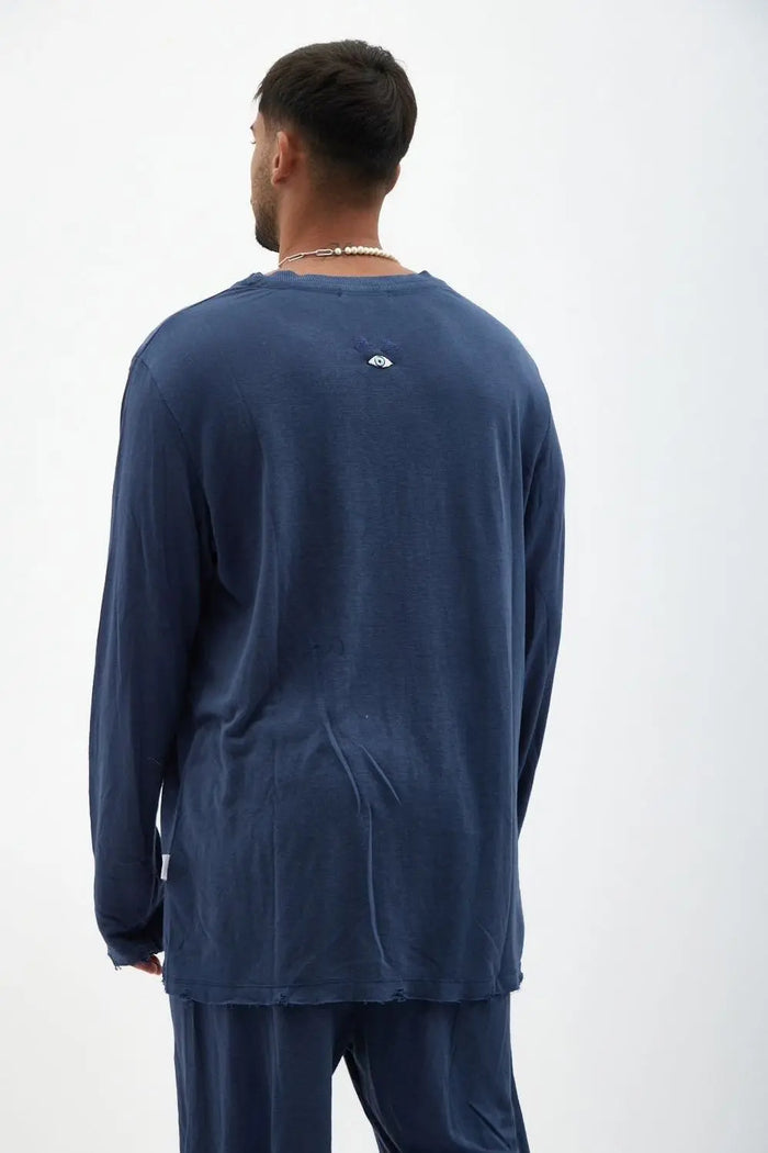 Nicki Soft Long Sleeve – Blue Navy TFU-TFU shop