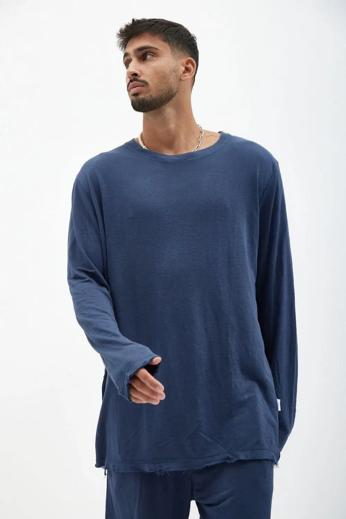 Nicki Soft Long Sleeve – Blue Navy TFU-TFU shop