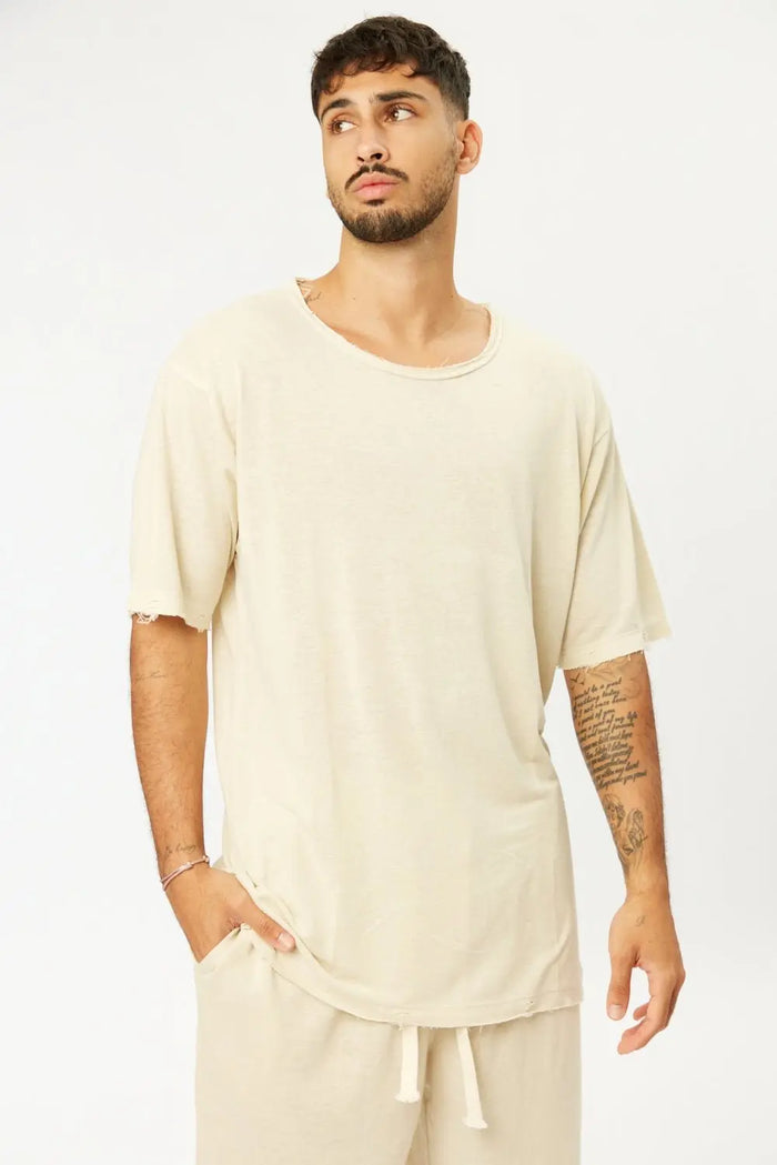 Nicki Soft Open Top - Light Stone