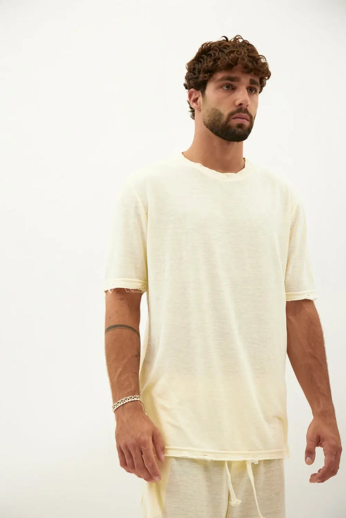 TFU TFU Soft Essential Tee – Yellow TFU-TFU shop