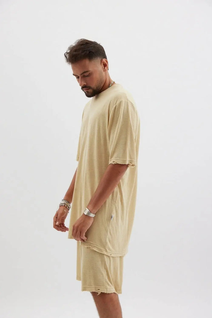 TFU TFU Soft Essential Tee – beige TFU-TFU shop