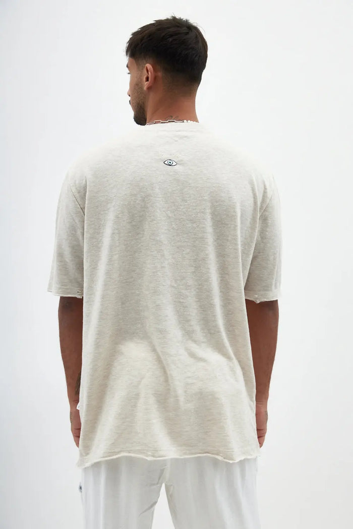 TFU TFU Soft Essential Tee – Melange stone TFU-TFU shop