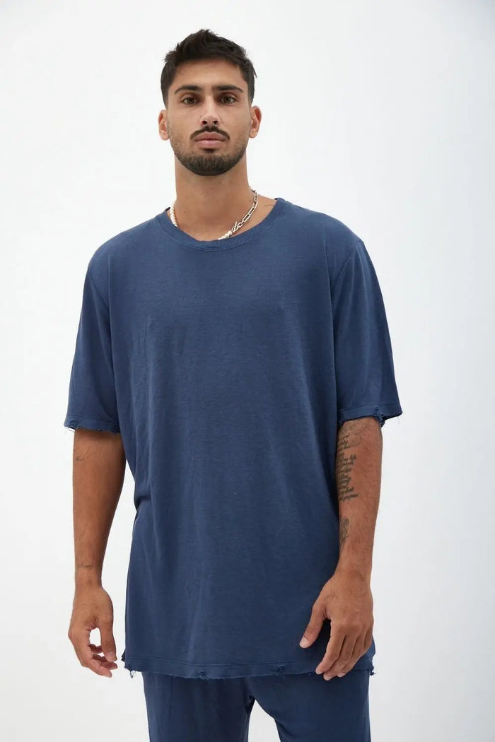 TFU TFU Soft Essential Tee – Navy blue TFU-TFU shop