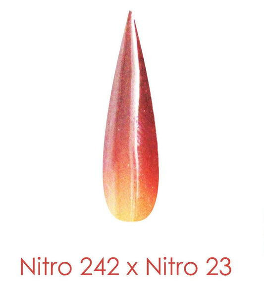 Nitro Dipping Powder - Set of 2 Ombre Colors 2oz - BEFORE THE FUTURE (NT242 X 023)