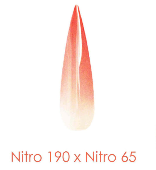 Nitro Dipping Powder - Set of 2 Ombre Colors 2oz -  FLOWER IN SOUL (NT190 X 065)