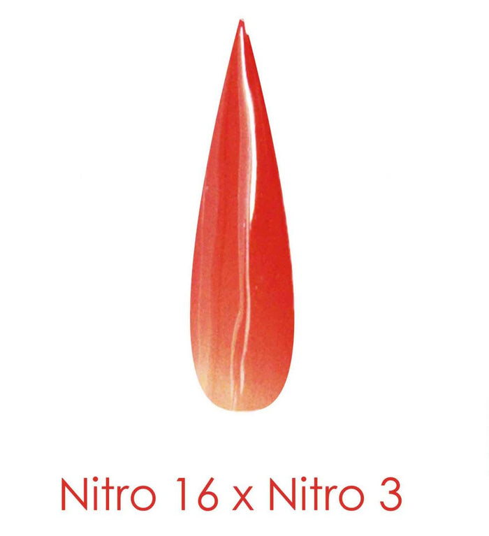 Nitro Dipping Powder - Set of 2 Ombre Colors 2oz/Jar -  CONJURED CHAOS (NT060 X 181)