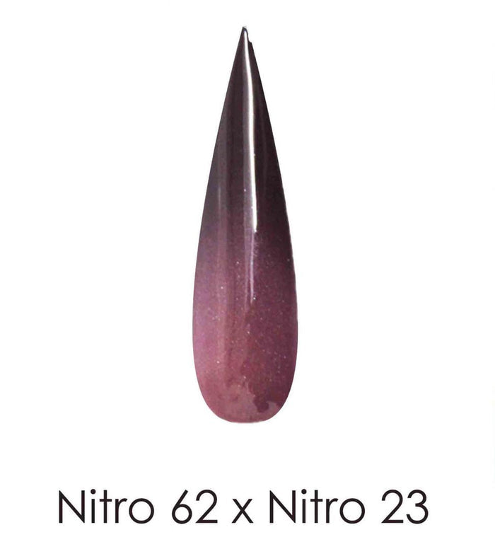 Nitro Dipping Powder - Set of 2 Ombre Colors 2oz/Jar -  ELEMENTAL HUNTER (NT062 X 023)