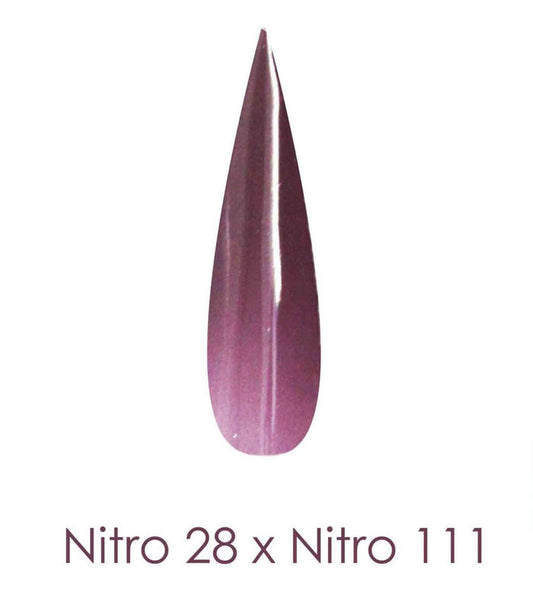 Nitro Dipping Powder - Set of 2 Ombre Colors 2oz/Jar -  HANDSOME & HAUNTING (NT028 X 111)