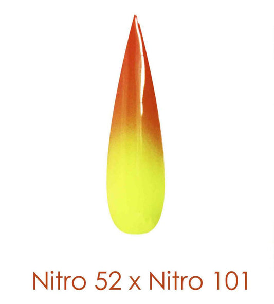 Nitro Dipping Powder - Set of 2 Ombre Colors 2oz/Jar - JUDGED FOR DEVIL (NT052 X 101)